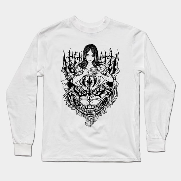 Bad Alice Long Sleeve T-Shirt by DeadDread